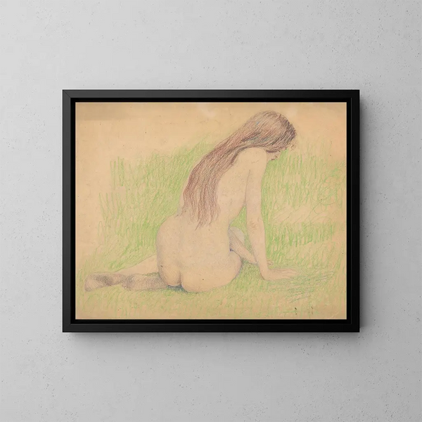 Nieuw in een weide - Ivan Rabuzin — ingelijst kunstwerk aan de muur
