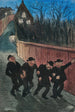 Promeneurs nocturnes - Ivar Arosenius — weergave van het kunstwerk