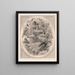 Het gebed van de Heer - J. C. Buttre — ingelijst kunstwerk aan de muur