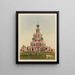 Tserkov Pokrova sur Filiakh - J. Daziaro — ingelijst kunstwerk aan de muur