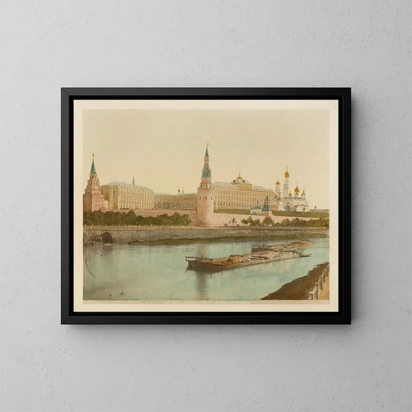 Vue du Kremlin - J Daziaro — ingelijst kunstwerk aan de muur