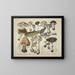 Getrouwe weergaven en beschrijvingen van eetbare, schadelijke en verdachte paddenstoelen Pl29 - J V Krombholz — ingelijst kunstwerk aan de muur