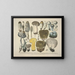 Getrouwe weergaven en beschrijvingen van eetbare, schadelijke en verdachte paddenstoelen Pl30 - J V Krombholz — ingelijst kunstwerk aan de muur