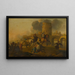 scène van de strijd buiten de muren van de stad - J von Lochteren — ingelijst kunstwerk aan de muur