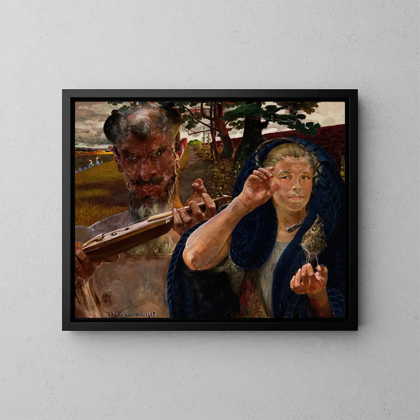 Herfstlied - Jacek Malczewski — ingelijst kunstwerk aan de muur