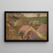 Landschapsschilderij met huizen - Jacek Malczewski — ingelijst kunstwerk aan de muur