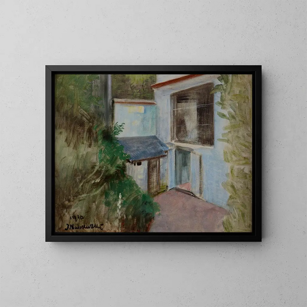 Van zijn eigen villa - Jacek Malczewski — ingelijst kunstwerk aan de muur