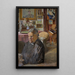 Helena, zus van de kunstenaar, binnen - Jacek Malczewski — ingelijst kunstwerk aan de muur