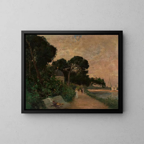 Landschap - Jacek Malczewski — ingelijst kunstwerk aan de muur