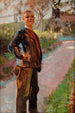 Landschap met de Zoon van de Kunstenaar op een Pad - Jacek Malczewski — weergave van het kunstwerk
