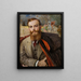portret van Adam Cybulski - Jacek Malczewski — ingelijst kunstwerk aan de muur