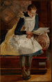 Portret van de dochter van de kunstenaar, Julia - Jacek Malczewski — weergave van het kunstwerk