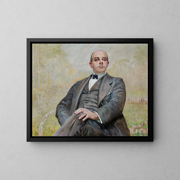 portret van Edward Maurizio - Jacek Malczewski — ingelijst kunstwerk aan de muur