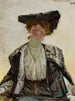 portret van actrice Helena Sulima - Jacek Malczewski — weergave van het kunstwerk