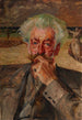 Portret van Jarosław Odrowąż-Pieniążek - Jacek Malczewski — weergave van het kunstwerk