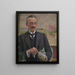 portret van Józef Sare, vicevoorzitter van de stad Krakau - Jacek Malczewski — ingelijst kunstwerk aan de muur