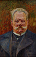 Portret van Leon Schenrich - Jacek Malczewski — weergave van het kunstwerk