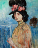 portret van Zofia Atteslander - Jacek Malczewski — weergave van het kunstwerk