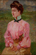 Portret van een jonge dame - Jacek Malczewski — weergave van het kunstwerk