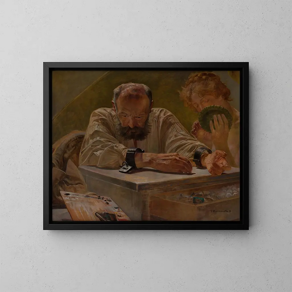 Ontspanning - Jacek Malczewski — ingelijst kunstwerk aan de muur