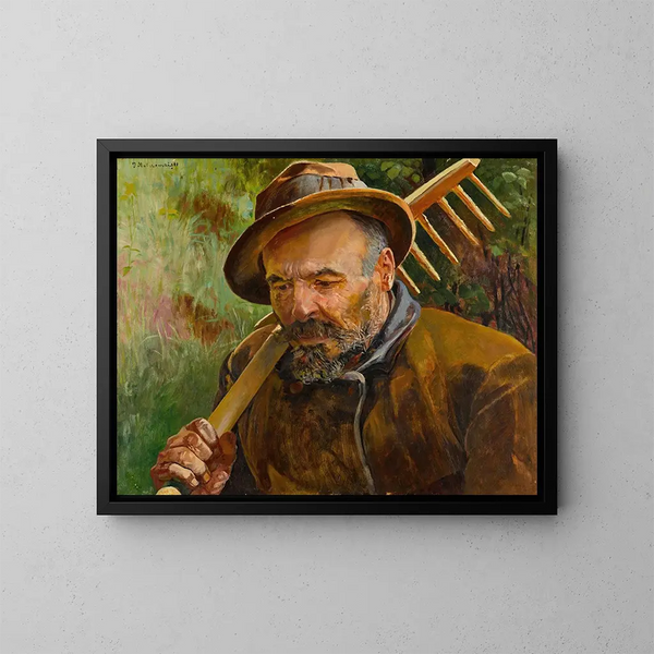 Terugkeer van de velden - Jacek Malczewski — ingelijst kunstwerk aan de muur