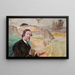 Zelfportret met een Poolse Weg - Jacek Malczewski — ingelijst kunstwerk aan de muur