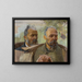 Twee oude mannenhoofden - Jacek Malczewski — ingelijst kunstwerk aan de muur