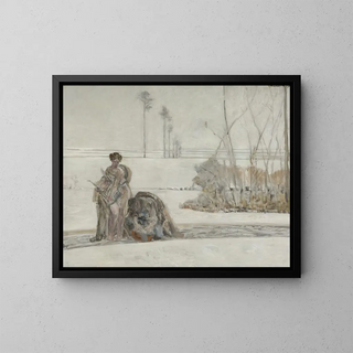 Jacek Malczewski - Winter landscape.webp