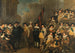 Officieren en andere burgerwachten van het Vijfde district van Amsterdam onder bevel van kapitein Cornelis de Graeff en luitenant Hendrick Lauwrensz - Jacob Adriaensz Backer — weergave van het kunstwerk