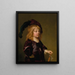 Portrait of a Boy - Jacob Adriaensz. Backer — framed artwork on a wall
