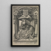 Christian II - Jacob Binck — ingelijst kunstwerk aan de muur