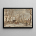 Winter Scene Painting - Jacob Cats — framed artwork on a wall