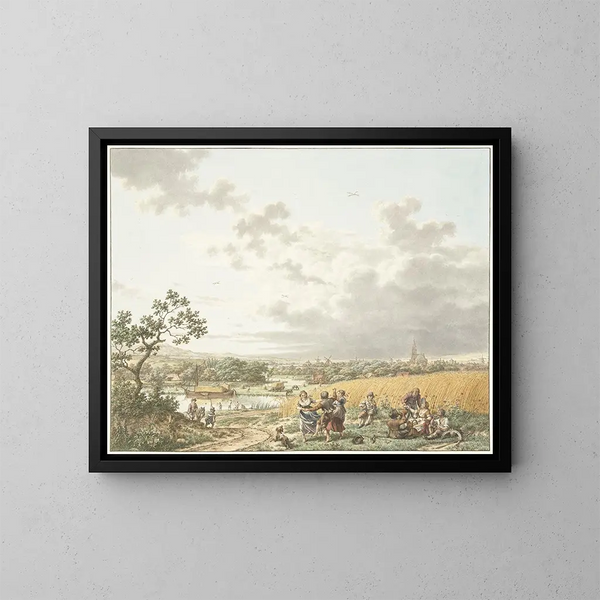 Zomermiddag en hemel - Jacob Cats — ingelijst kunstwerk aan de muur