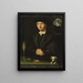 portret van een lid van de familie Alardes - Jacob Claesz. van Utrecht — ingelijst kunstwerk aan de muur