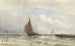 Port of Flushing with sailing ship entering - Jacob Eduard van Heemskerck van Beest — artwork view