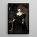 Maria Eleonora 1599-1655 Prinses van Brandenburg Koningin van Zweden - Jacob Heinrich Elbfas — ingelijst kunstwerk aan de muur