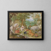 Orphée die de dieren betovert - Jacob Hoefnagel — ingelijst kunstwerk aan de muur