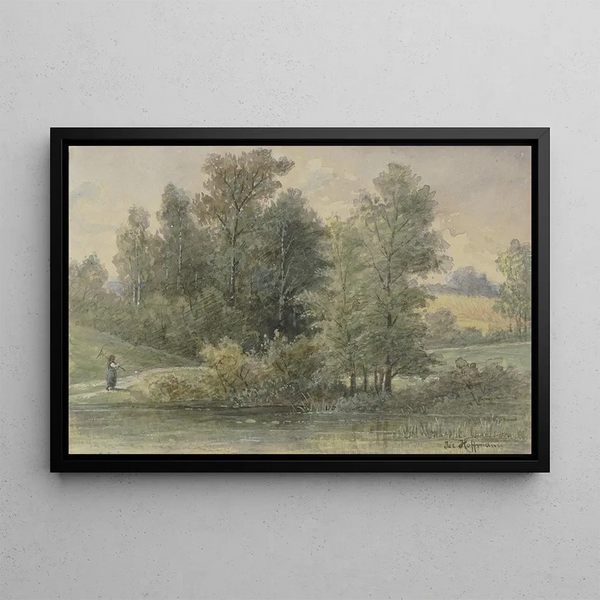 Jacob Hoffmann - Edge of the forest with stream.webp