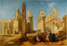 De ruïnes van Karnak in Thebe - Jacob Jacobs — weergave van het kunstwerk