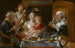 Zoals de oude zongen, zo spelen de jongeren de fluit - Jacob Jordaens — weergave van het kunstwerk