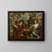 Bergère die melk giet aan een herder - Jacob Jordaens — ingelijst kunstwerk aan de muur