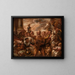 van Diogène op zoek naar een eerlijk man - Jacob Jordaens — ingelijst kunstwerk aan de muur
