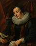 Portret van een vrouw - Jacob Jordaens — weergave van het kunstwerk