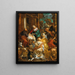 L'Aanbidding der Wijzen - Jacob Jordaens — ingelijst kunstwerk aan de muur