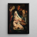 La Sainte Famille avec les bergers - Jacob Jordaens — ingelijst kunstwerk aan de muur