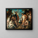 De muzikale wedstrijd tussen Apollo en Pan - Jacob Jordaens — ingelijst kunstwerk aan de muur