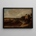 Landschap met een kasteel - Jacob Knijff — ingelijst kunstwerk aan de muur