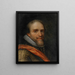 Portrait Painting of Maurice Prince of Orange - Jacob Lyon — framed artwork on a wall