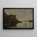 Haven scène - Jacob Maris — ingelijst kunstwerk aan de muur
