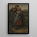 Villageois - Jacob Maris — ingelijst kunstwerk aan de muur